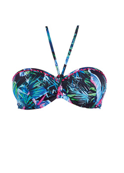 Freya Jungle Flower Bandeau Bikini Biustonosz