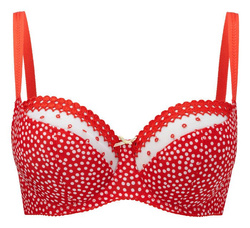 Panache Cleo Minnie Red Spot Biustonosz