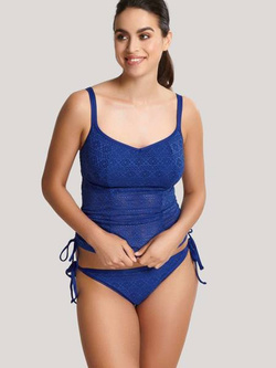 Panache Swimwear Anya Crochet French Blue Figi Wiązane